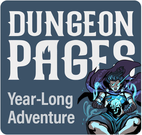 Dungeon Pages Year-Long Adventure Set