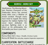 Battlecrest: Korvu - Hero Set