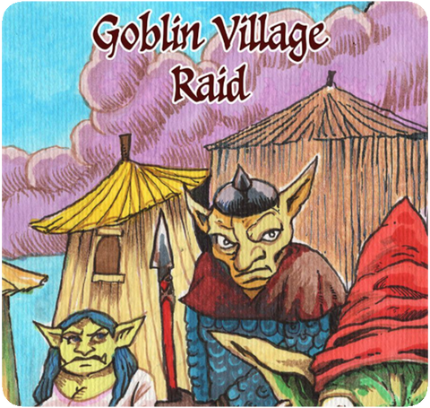 A Four Against Darkness Zine - Goblin Village Raid