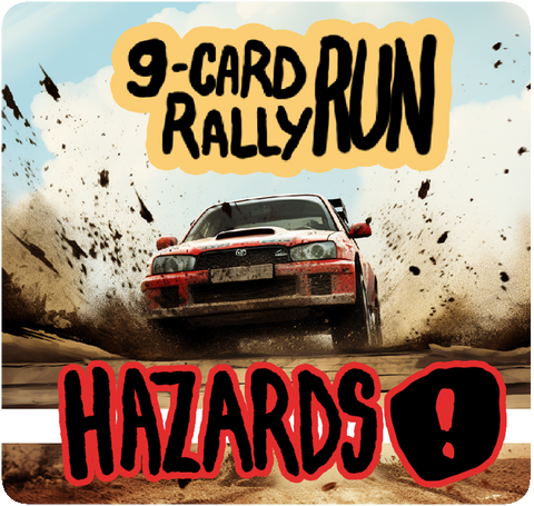 9-Card Rally Run: Hazards Pack
