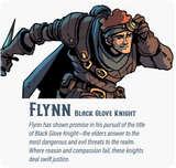 Dungeon Pages: Flynn (Black Glove Knight) in Meredrin
