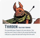 Dungeon Pages: Thaden (Solitary Nomad) in Northern Mangrove