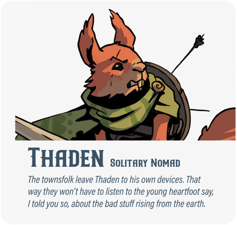 Dungeon Pages: Thaden (Solitary Nomad) in Northern Mangrove
