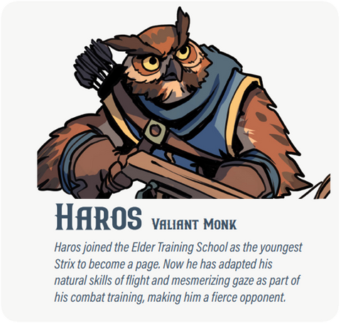 Dungeon Pages: Haros (Valiant Monk) in Alglen