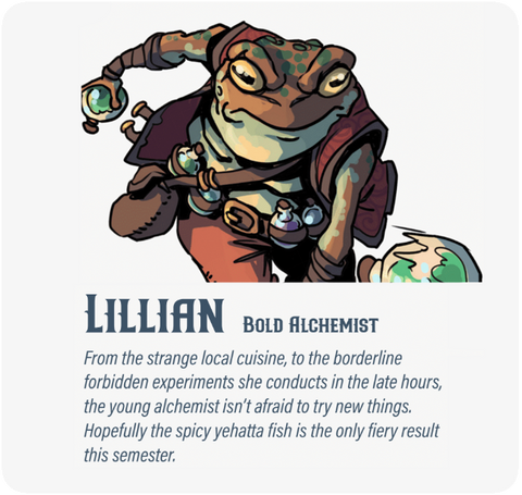 Dungeon Pages: Lillian (Bold Alchemist) in Ghost City