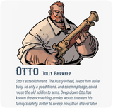 Dungeon Pages: Otto (Jolly Barkeep) in Flooded Valley