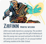 Dungeon Pages: Zafinn (Mortal Wizard) in Fortress of the Sphinx