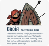 Dungeon Pages: Croia (Brave Shield Guard) in Footdown