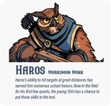 Dungeon Pages: Haros (Marksman Monk) in Green Grass