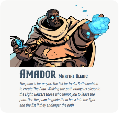Dungeon Pages: Amador (Martial Cleric) in Eldrin