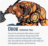 Dungeon Pages: Drok (Champion Troll) in Titan Carcass
