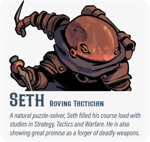 Dungeon Pages: Seth (Roving Tactician) in Twin Mount