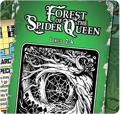 Four Against Darkness -  Forest of the Spider Queen - Dungeon Deck