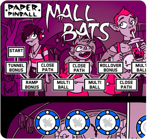 Paper Pinball: Mall Bats