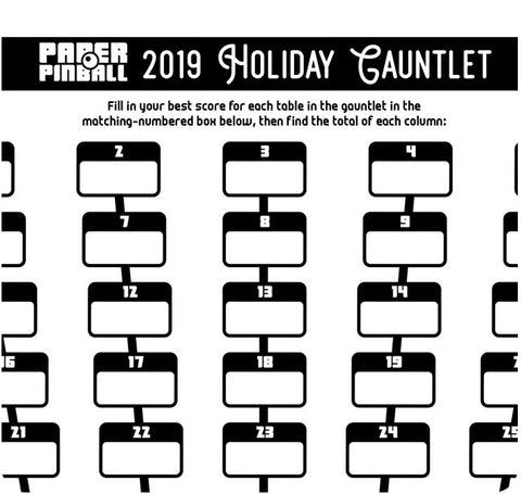 Paper Pinball: Holiday Gauntlet