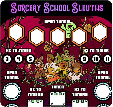 Paper Pinball: Sorcery School Sleuths