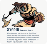 Dungeon Pages: Sygrid (Banished Hunter) in Lariss