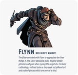 Dungeon Pages: Flynn (Red Glove Knight) in Capital City