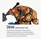 Dungeon Pages: Drok (Adventurous Troll) in Chundar Village